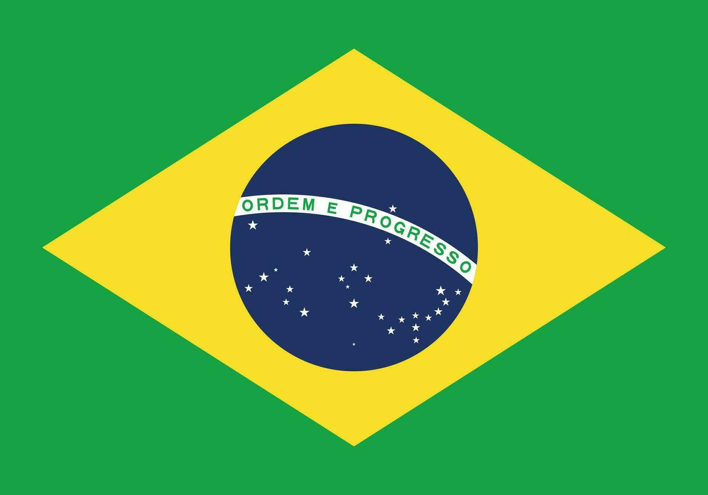 Brazilië vlag icoon in vlak stijl. nationaal teken vector illustratie. politiek bedrijf concept.