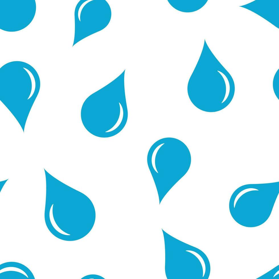 water laten vallen icoon naadloos patroon achtergrond. regendruppel vector illustratie. druppeltje water klodder symbool patroon.
