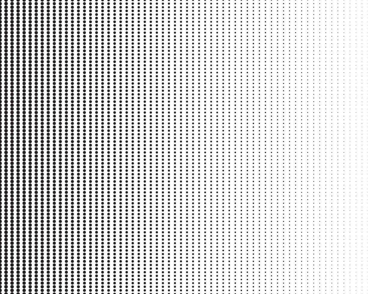 verticaal dots lijn patroon, zwart kleur halftone abstract achtergrond. vector