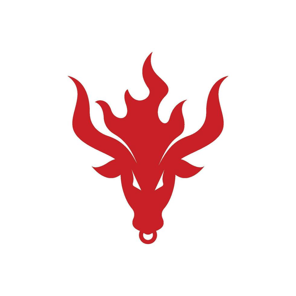 Stier logo sjabloon vector icoon illustratie