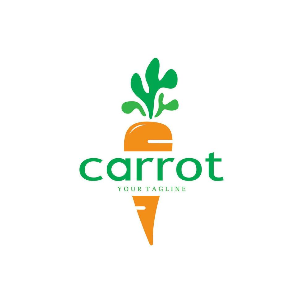 wortel illustratie creatief ontwerp wortel agrarisch Product logo icoon, wortel verwerken, boeren markt, vector