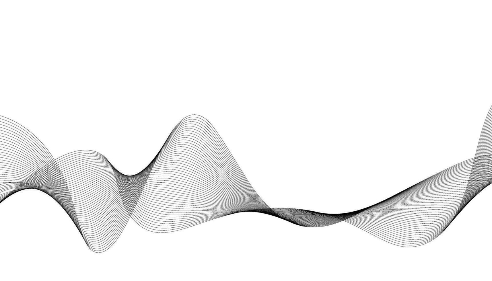 abstract achtergrond met lijnen. modern golvend strepen Aan wit achtergrond geïsoleerd. gebogen golvend lijn, glad streep. vector