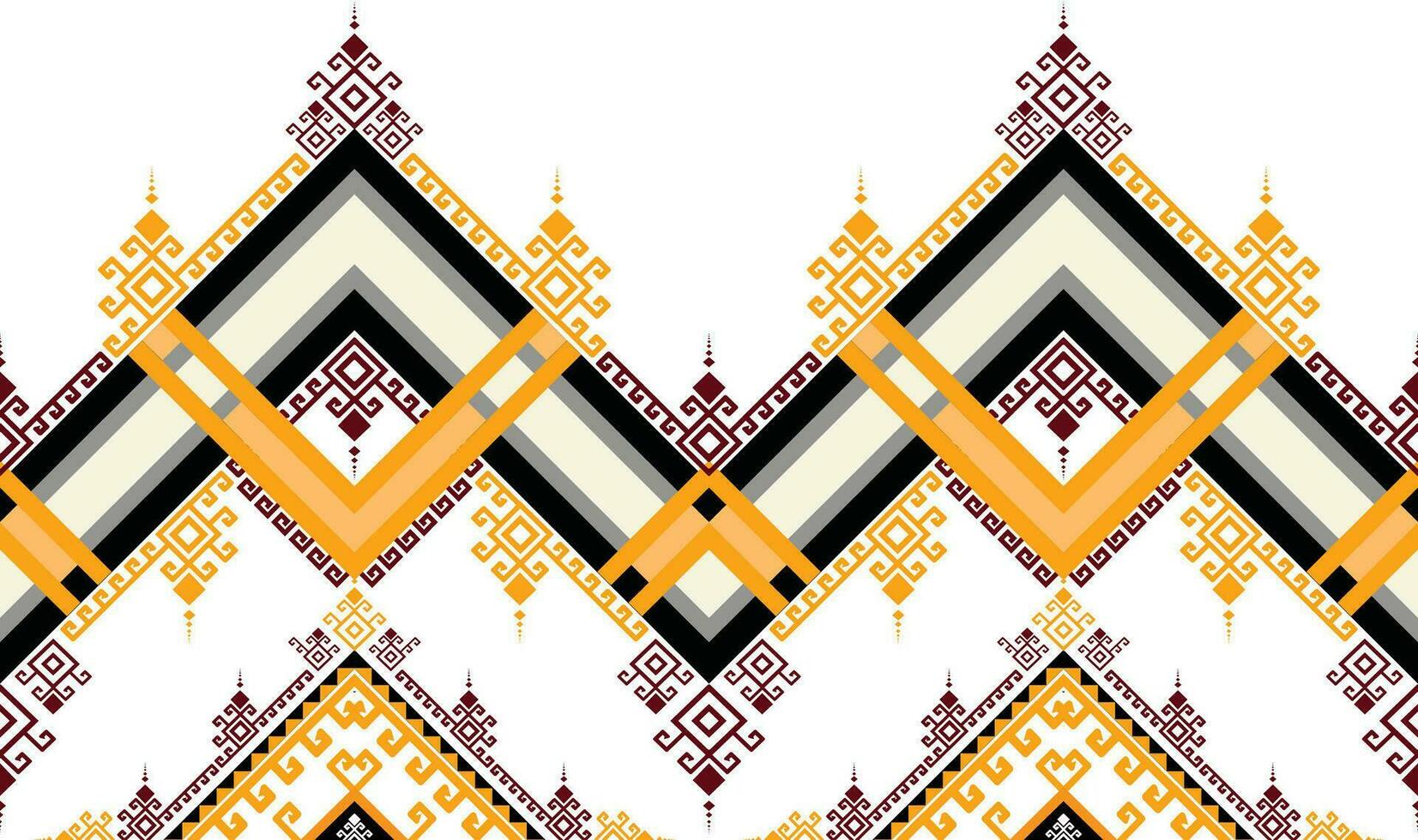 meetkundig etnisch patroon. Navajo, westers, Amerikaans, afrikaans, azteeks motief, traditioneel stijl. ontwerp voor achtergrond, behang, kleding, inpakken, batik, stof,tegel, en afdrukken. vector illustratie.
