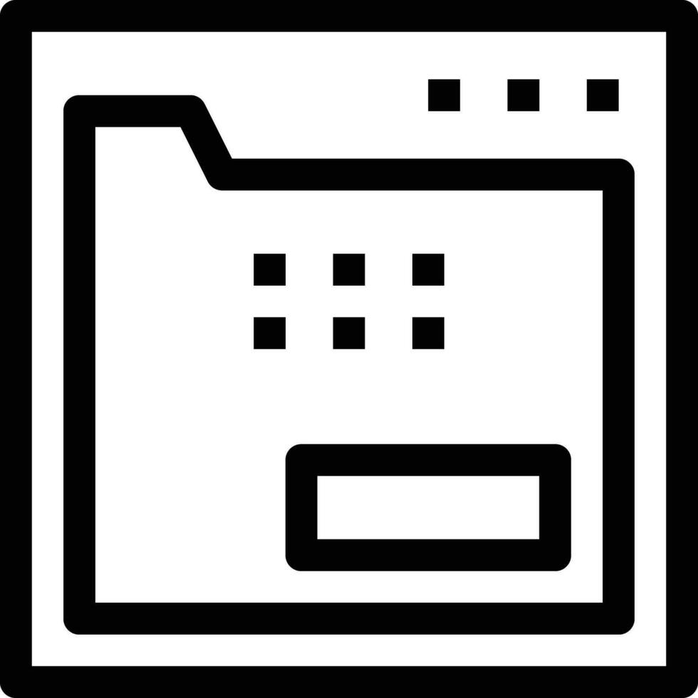 kantoor materiaal lijn icoon voor downloaden vector
