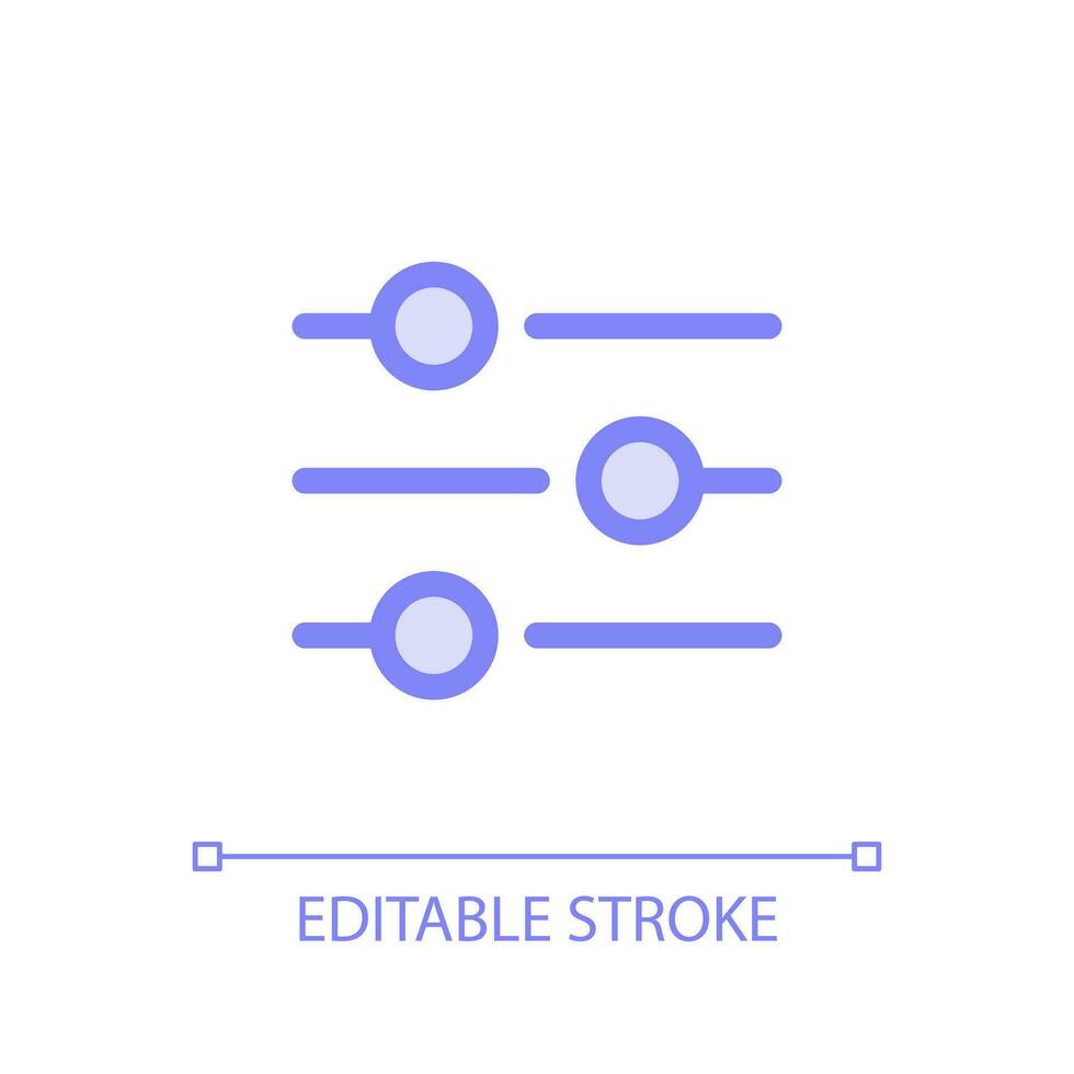 filters knop pixel perfect glasmorfisme ui icoon. keuze opties menu. kleur gevulde lijn element met transparantie. vector pictogram in glas morfisme stijl. bewerkbare beroerte