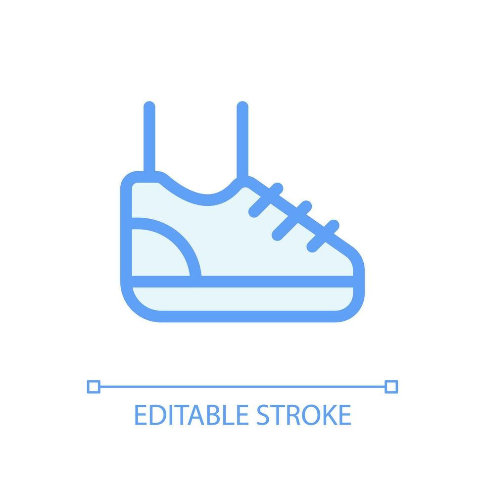 sneaker pixel perfect glasmorfisme ui icoon. sport schoenen. rennen, joggen. kleur gevulde lijn element met transparantie. vector pictogram in glas morfisme stijl. bewerkbare beroerte