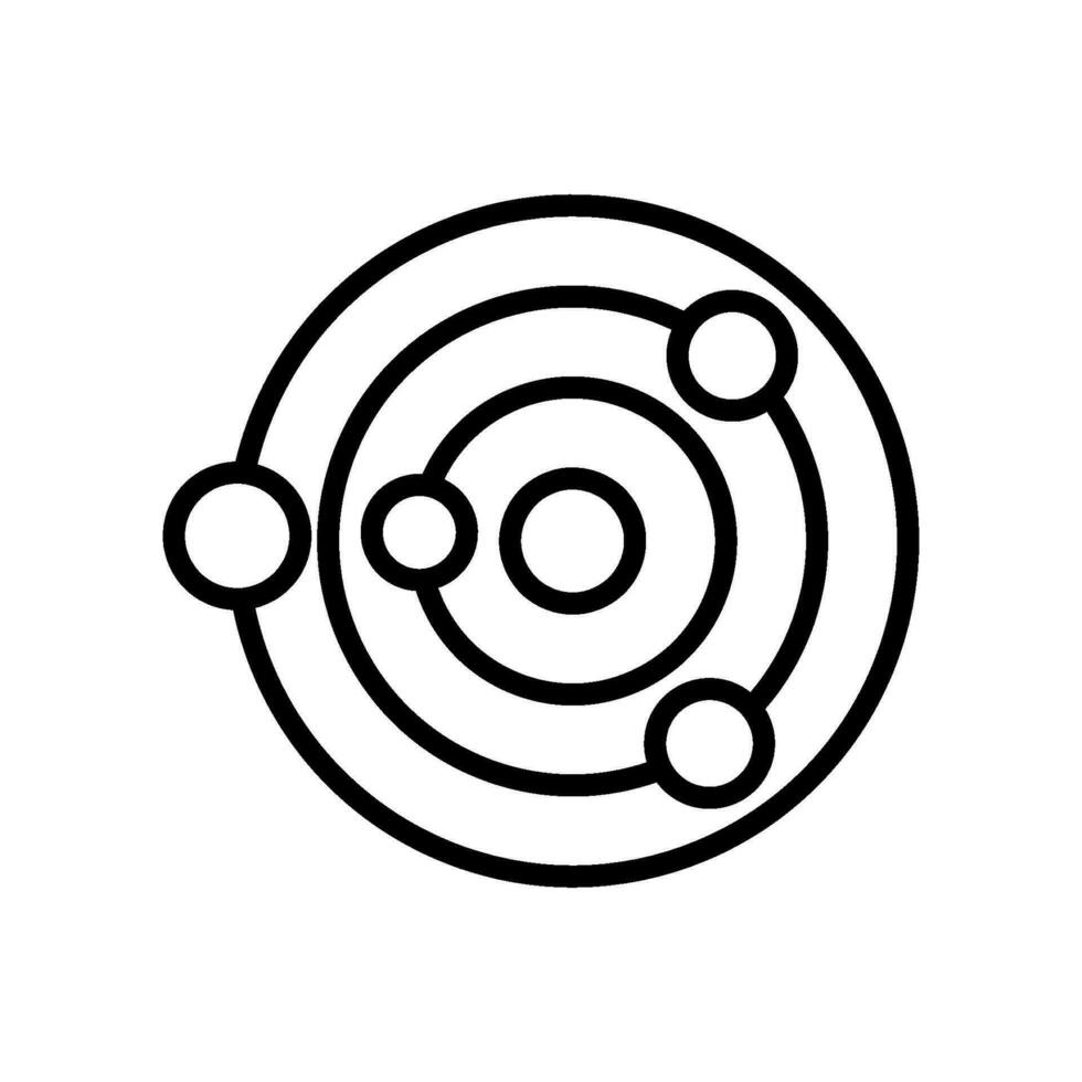 planeet icoon teken symbool vector