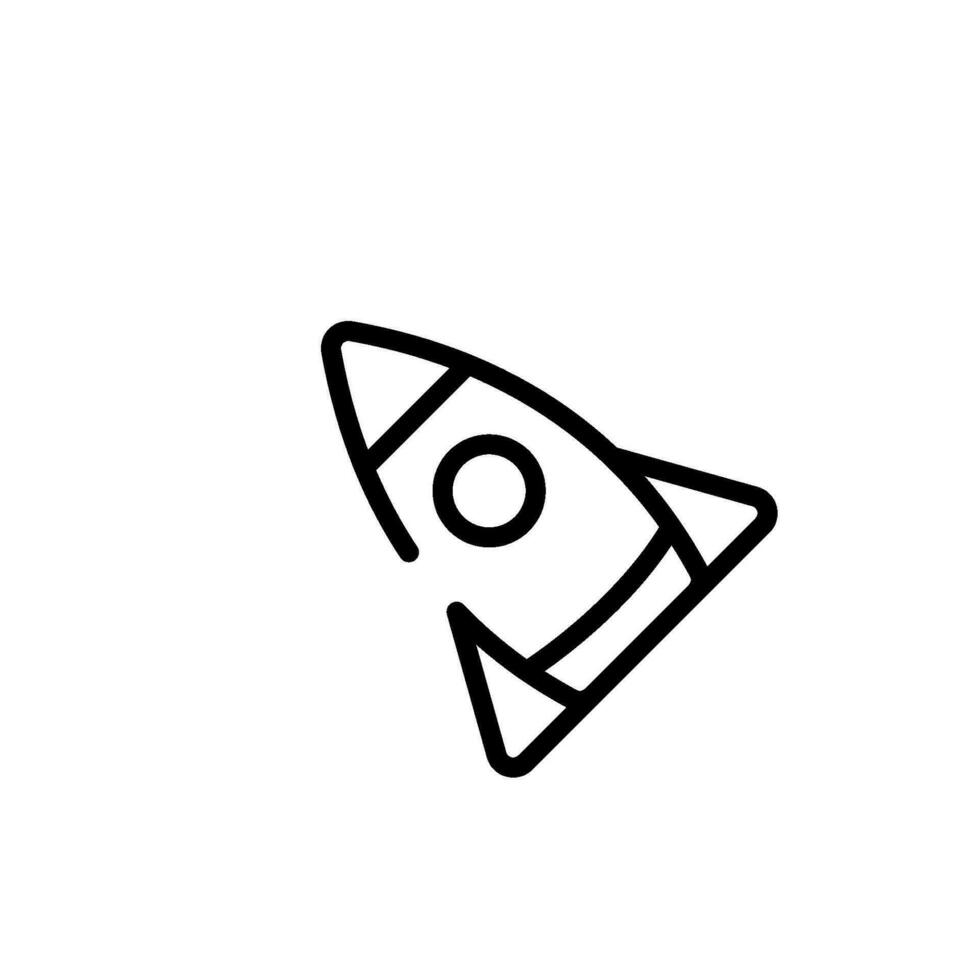 raket icoon teken symbool vector