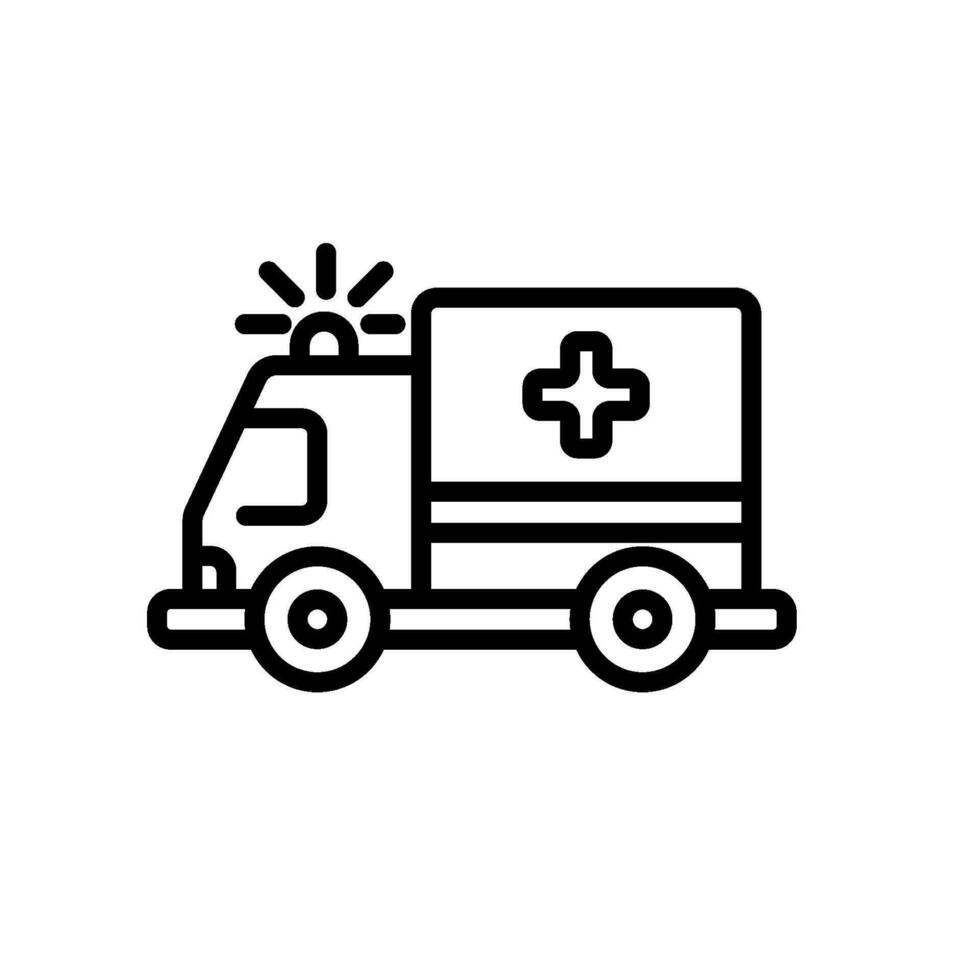 ambulance icoon teken symbool vector