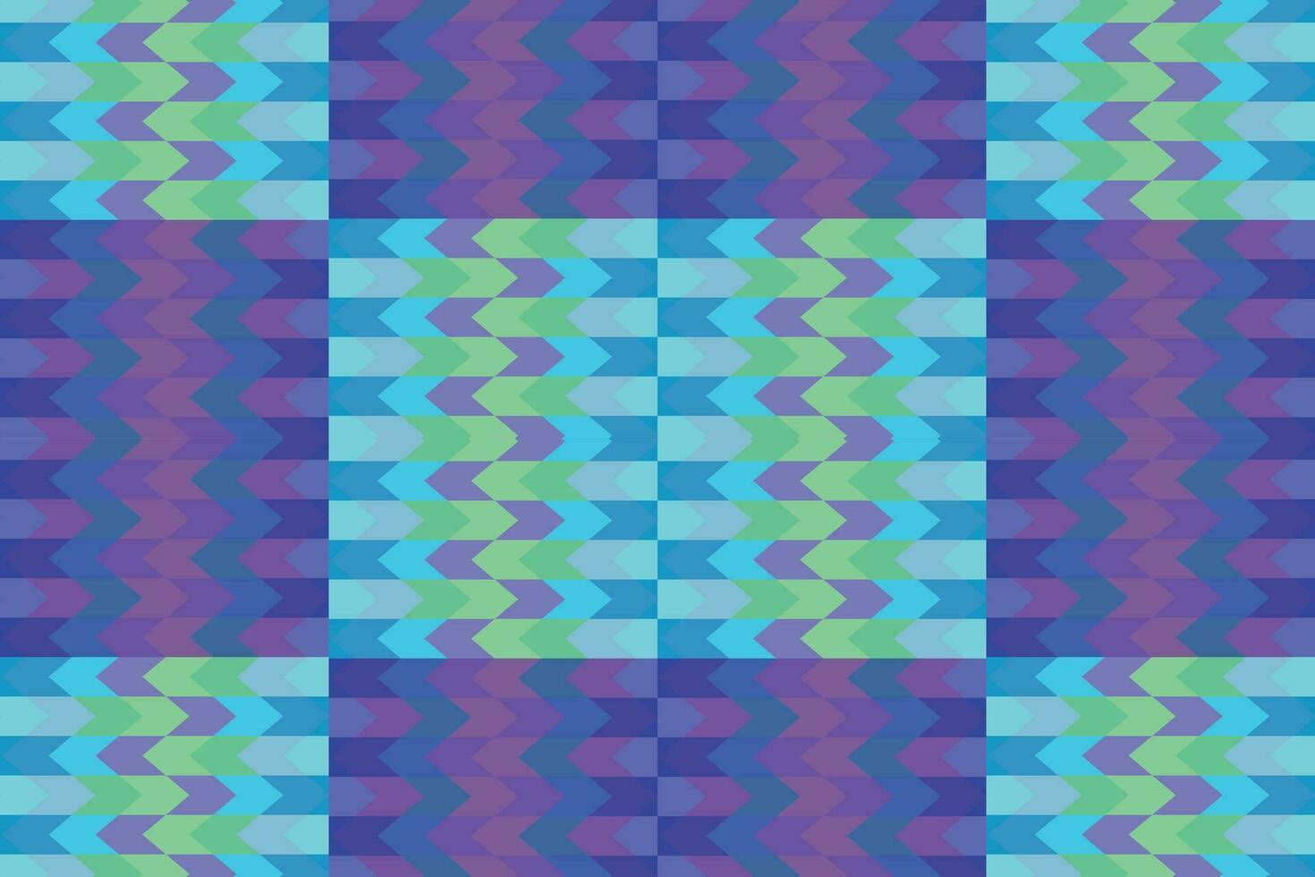 etnisch zigzag patroon in retro kleuren, aztec stijl naadloos vector achtergrond