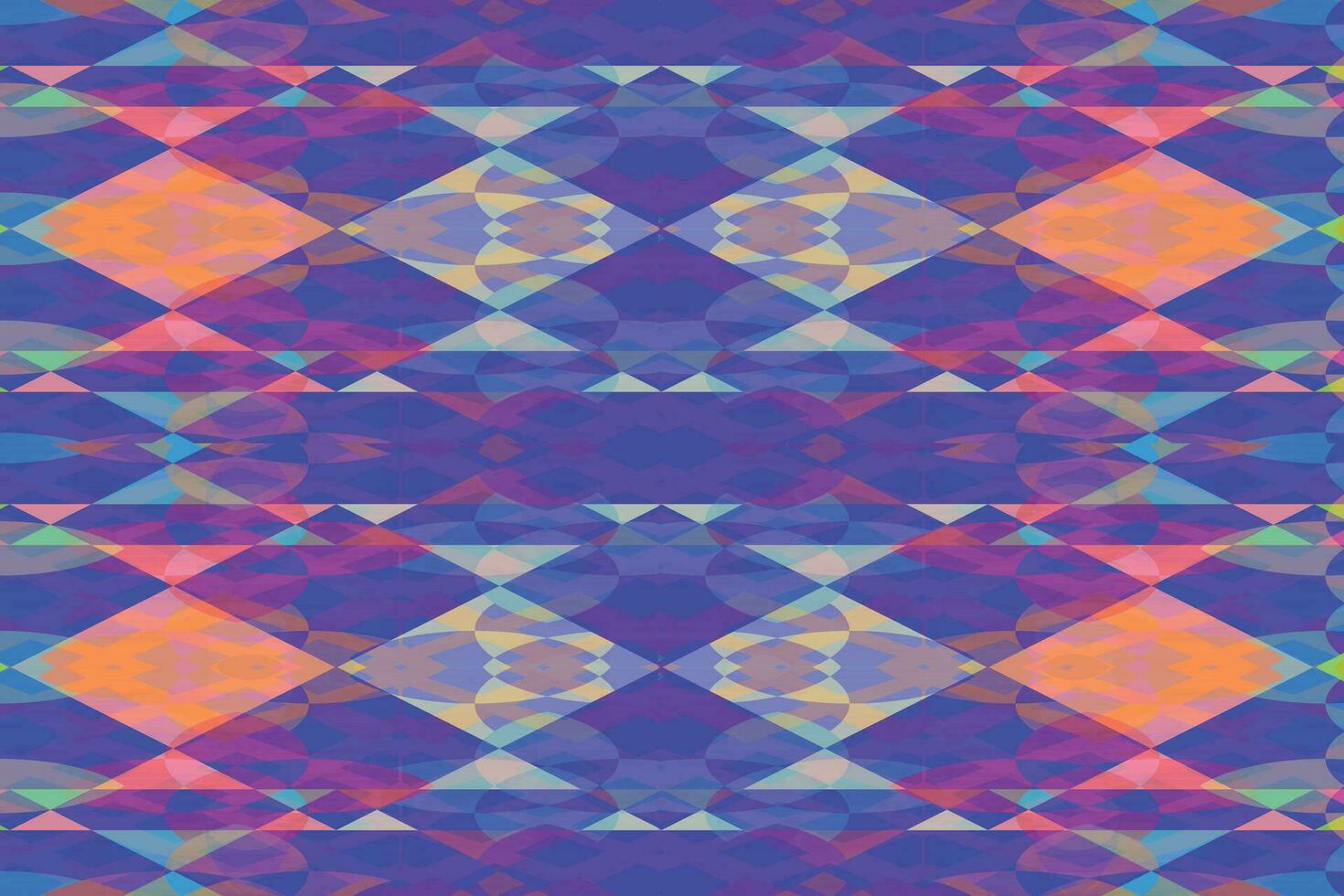 etnisch zigzag patroon in retro kleuren, aztec stijl naadloos vector achtergrond