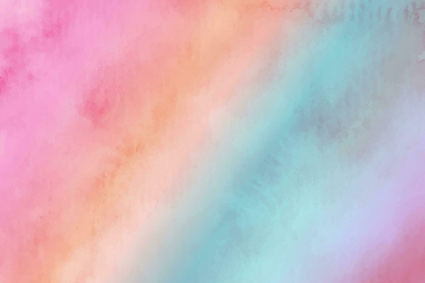 abstract pastel waterverf achtergrond. regenboog waterverf patroon vector