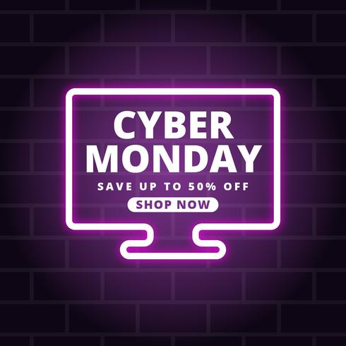 Cyber ​​Monday Social Media Post vector