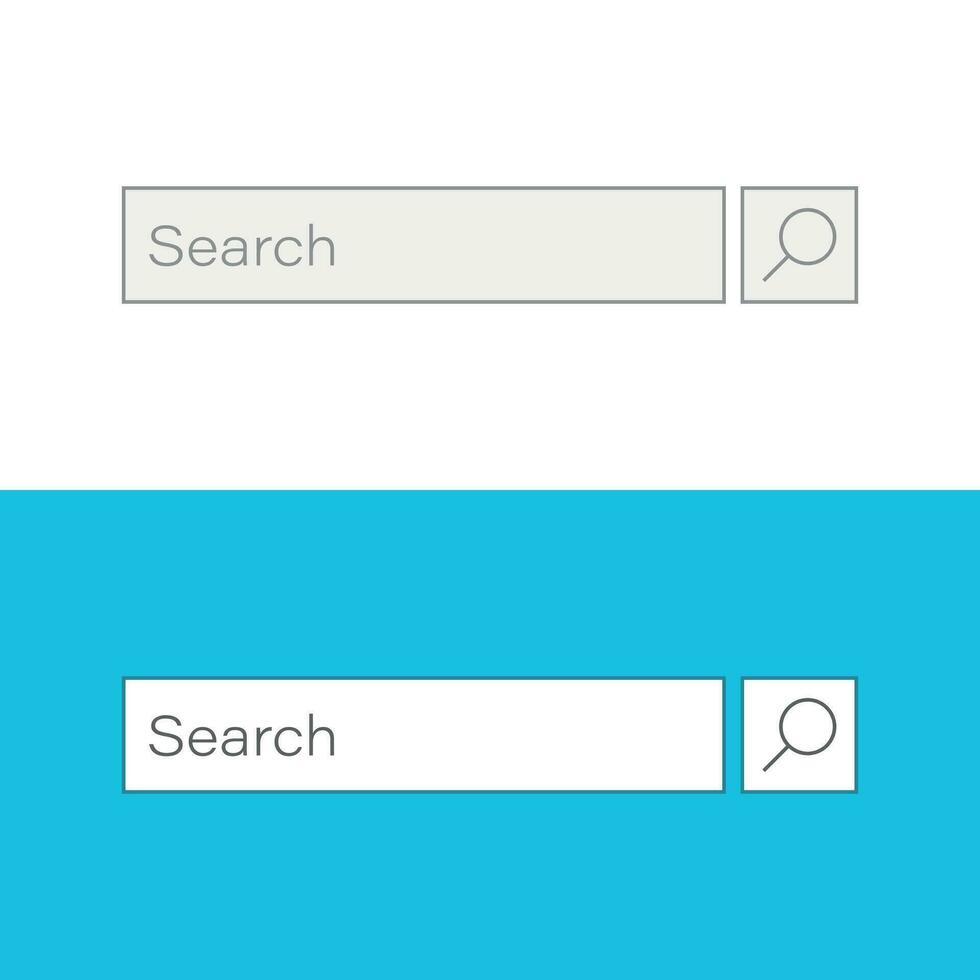 zoeken bar vector ui element icoon in vlak stijl. zoeken website het formulier illustratie veld. vind zoeken bedrijf concept.