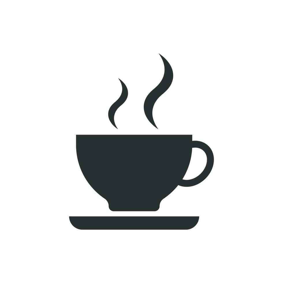 koffie kop icoon. vector illustratie. bedrijf concept koffie mok pictogram.