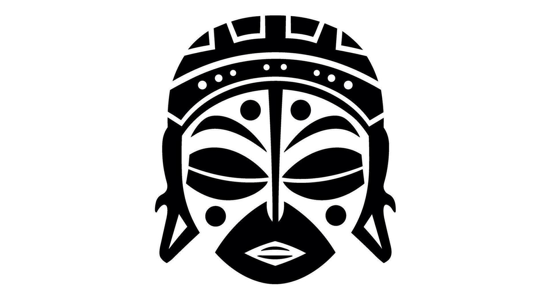 ontzagwekkend Afrikaanse oorlog masker onthulling de krachtig tradities en symboliek achter deze oude artefact vector