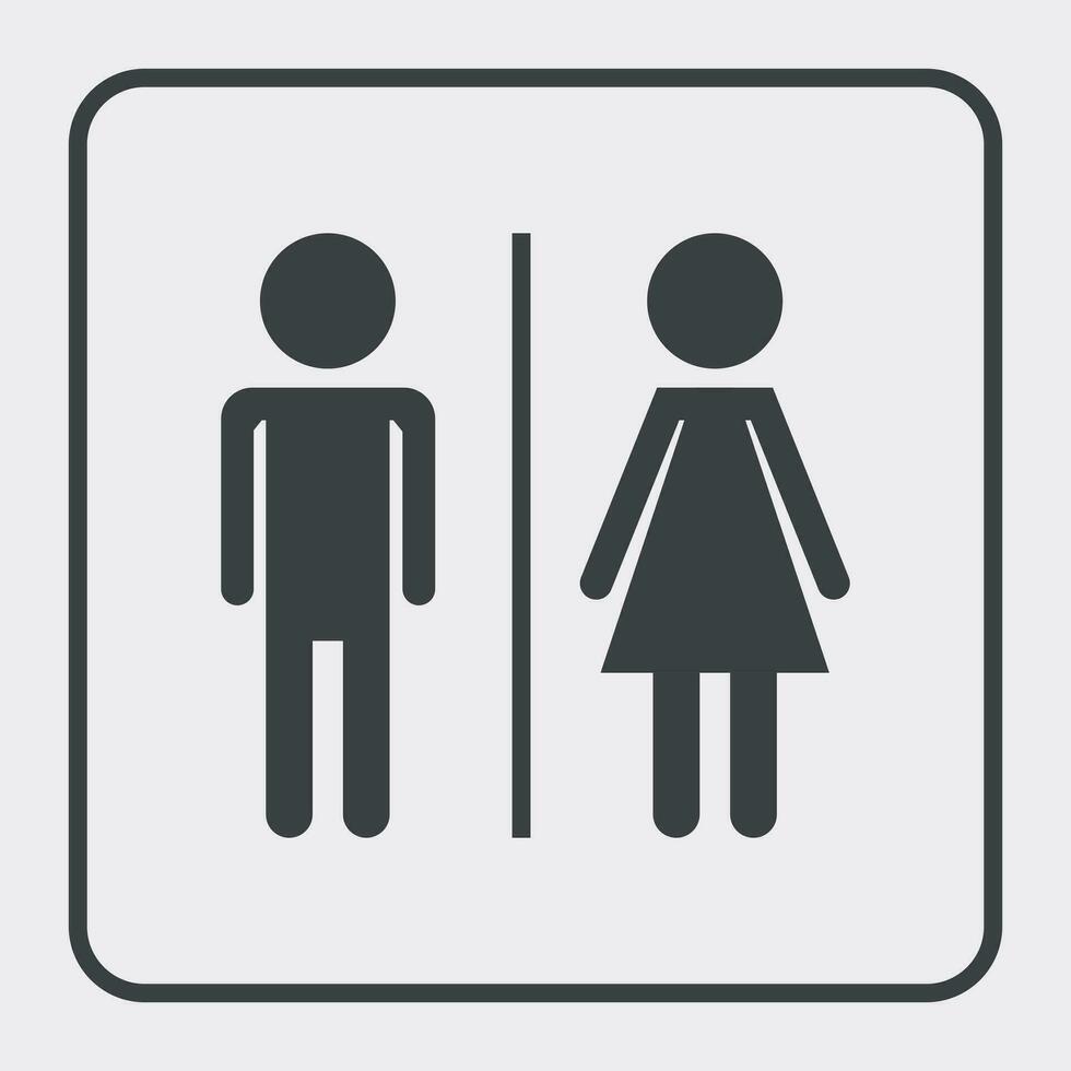 vector Mens en vrouw icoon Aan wit achtergrond. modern vlak pictogram. gemakkelijk vlak symbool voor web plaats ontwerp.