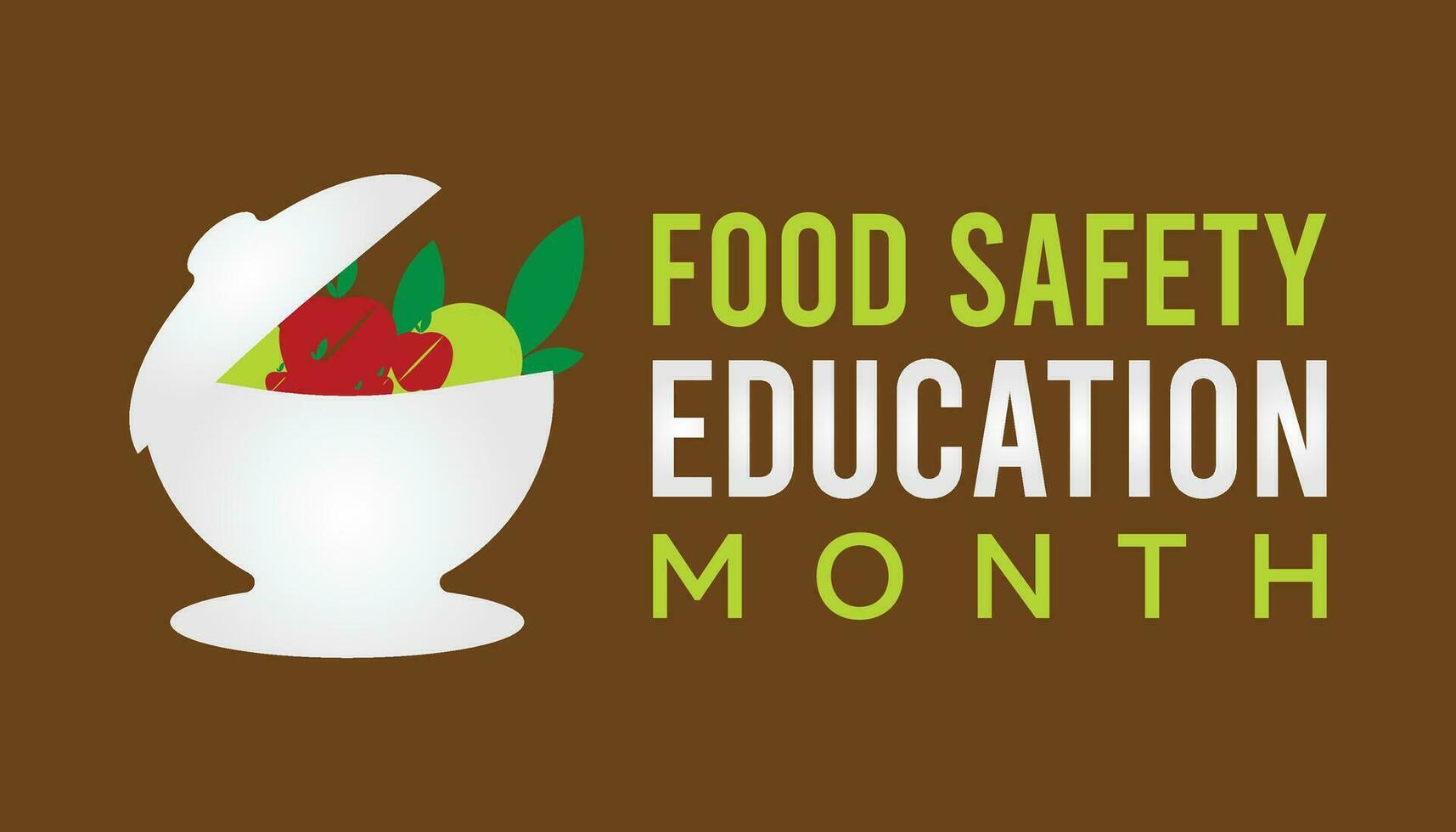 voedsel veiligheid onderwijs maand opgemerkt elk jaar gedurende september . vector illustratie Aan de thema van .