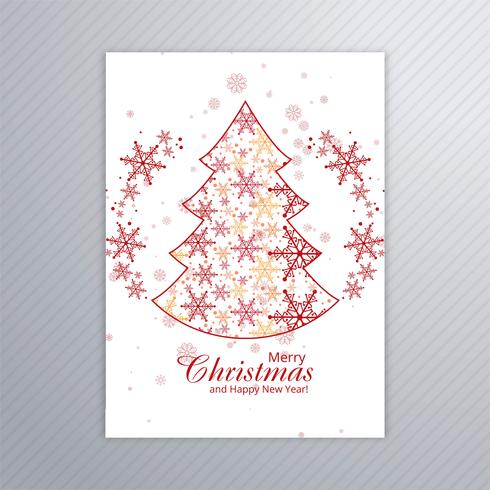 Mooie vrolijke van het de affichemalplaatje van de Kerstmispartij het ontwerpvector vector