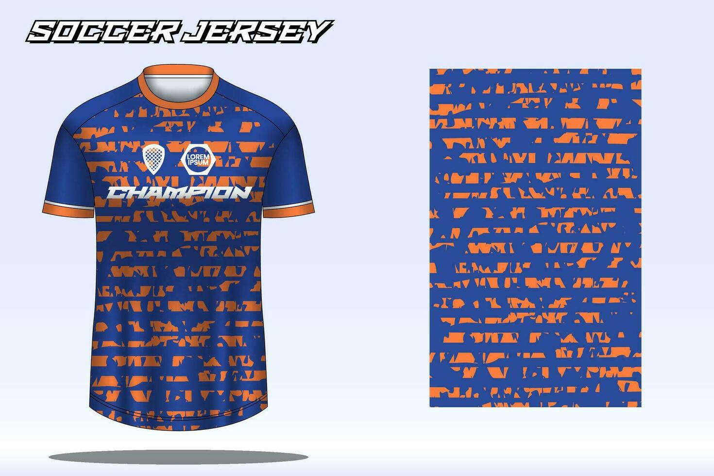 voetbal Jersey sport t-shirt ontwerp mockup voor Amerikaans voetbal club vector