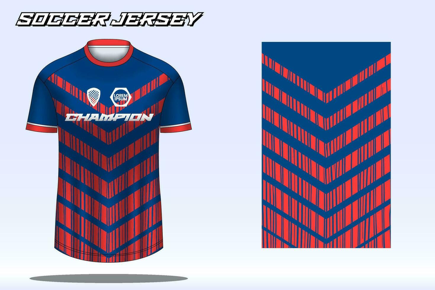 voetbal Jersey sport t-shirt ontwerp mockup voor Amerikaans voetbal club vector