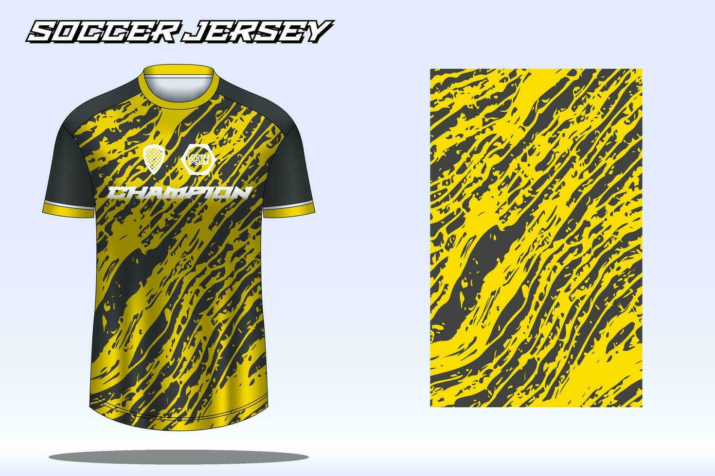 voetbal Jersey sport t-shirt ontwerp mockup voor Amerikaans voetbal club vector