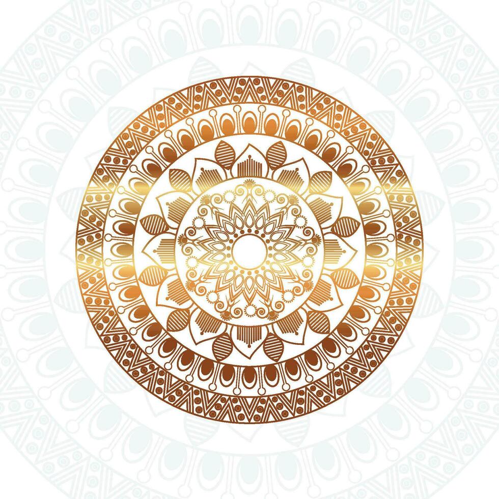 bloemen mandala achtergrondontwerp vector