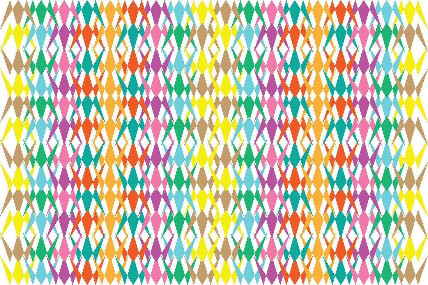 etnisch zigzag patroon in retro kleuren, aztec stijl naadloos vector achtergrond