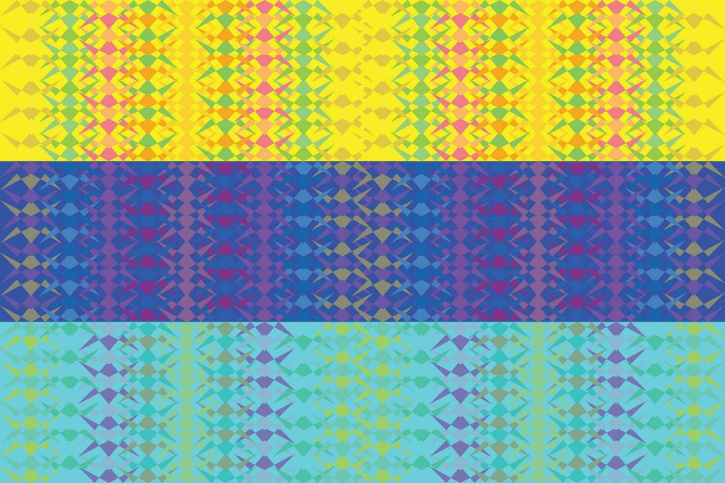 etnisch zigzag patroon in retro kleuren, aztec stijl naadloos vector achtergrond