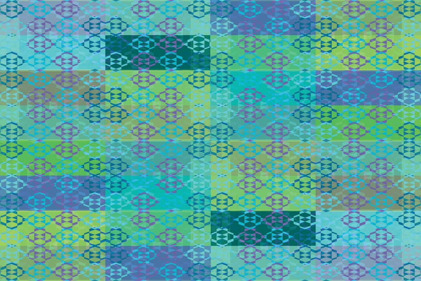 etnisch zigzag patroon in retro kleuren, aztec stijl naadloos vector achtergrond