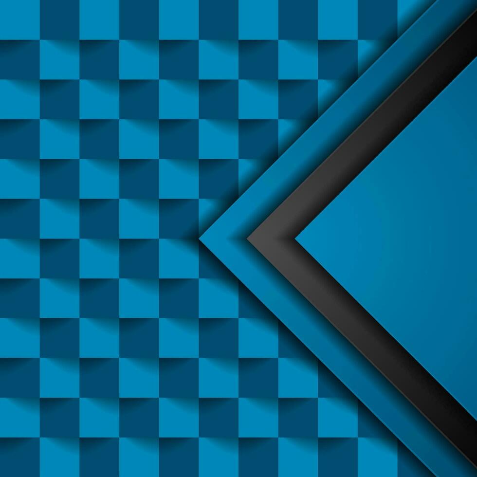 blauw pleinen meetkundig technologie achtergrond vector