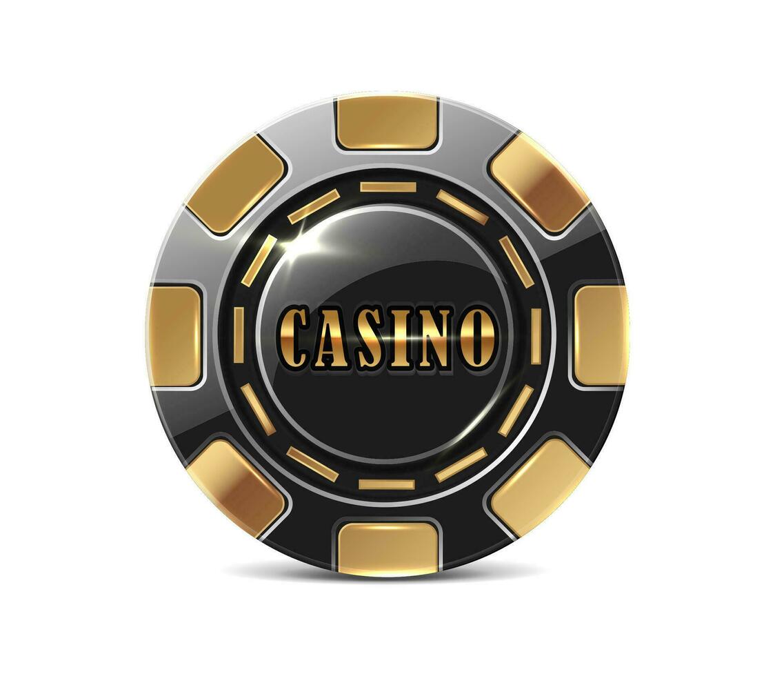 3d realisitc vector icoon illustratie. online casino poker spaander spandoek.