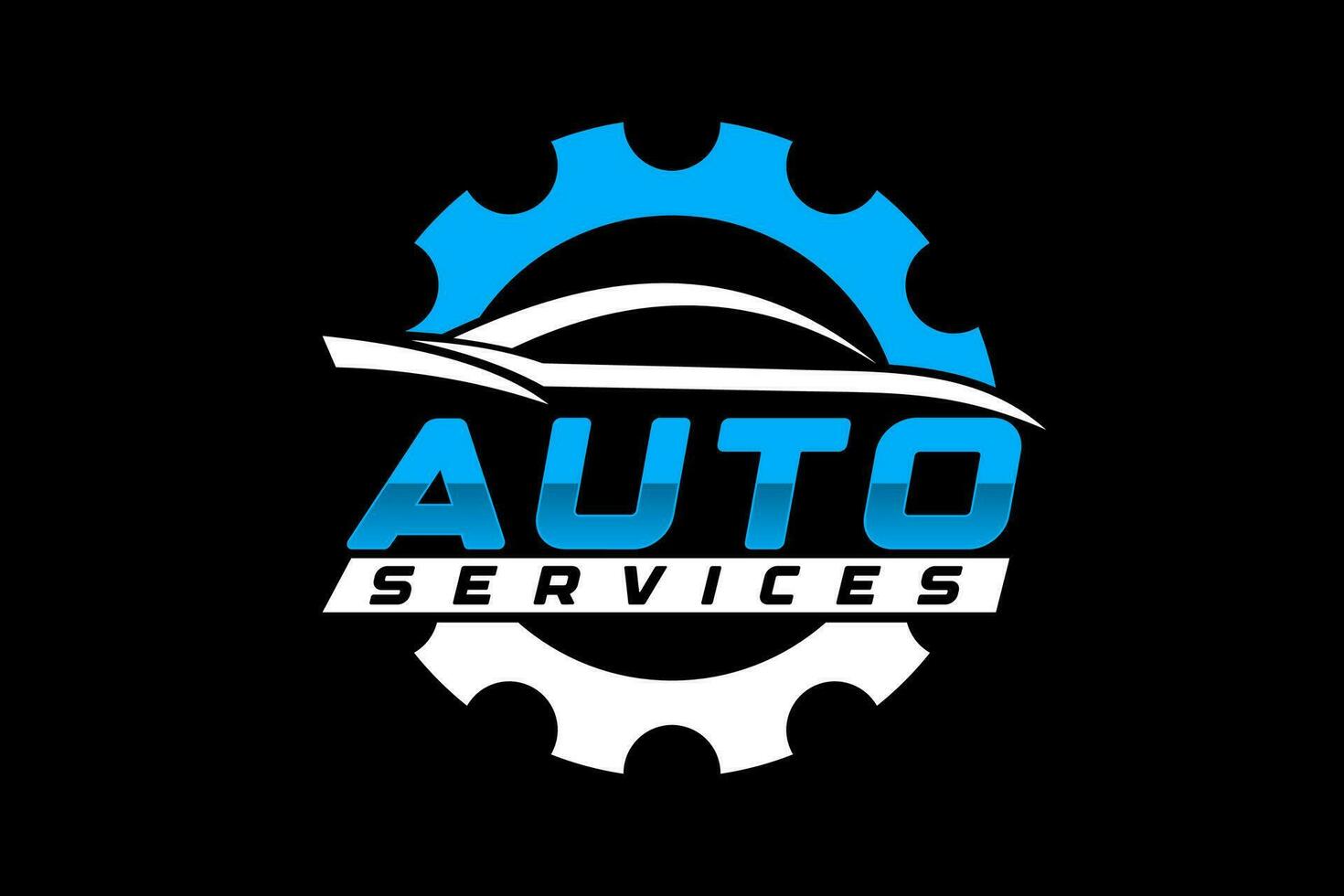 auto garage premium concept logo ontwerp vector