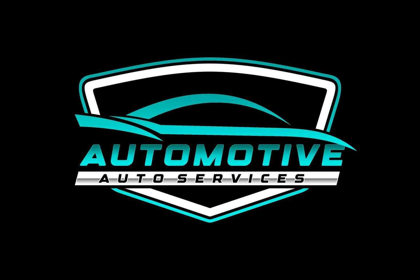 auto garage premium concept logo ontwerp vector