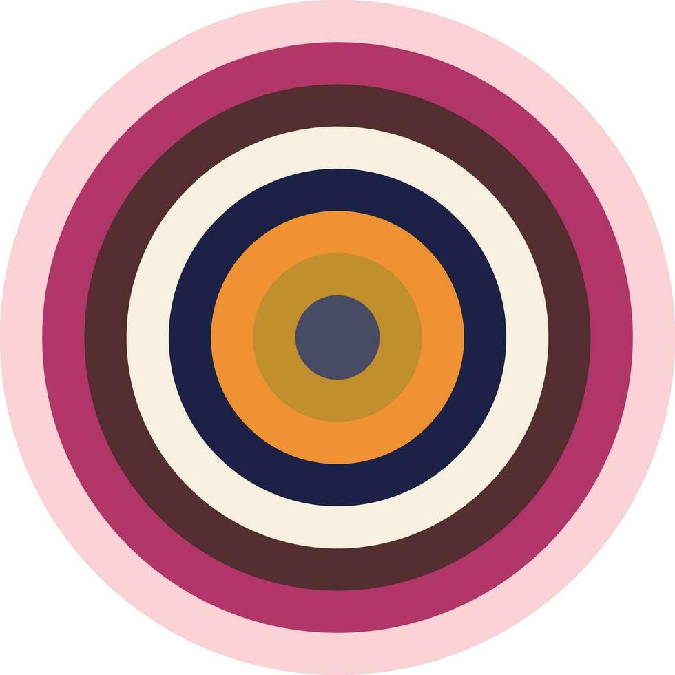 cirkel met Purper, roze, geel kleur reeks Aan wit achtergrond. gebied sjabloon met palet net zo mode afdrukken ontwerp element. vector. vector