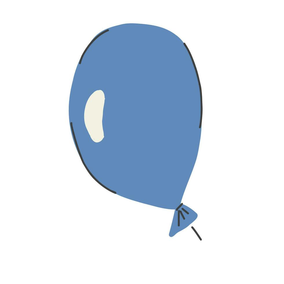 de 4e van juli vector illustratie met lucht ballon.