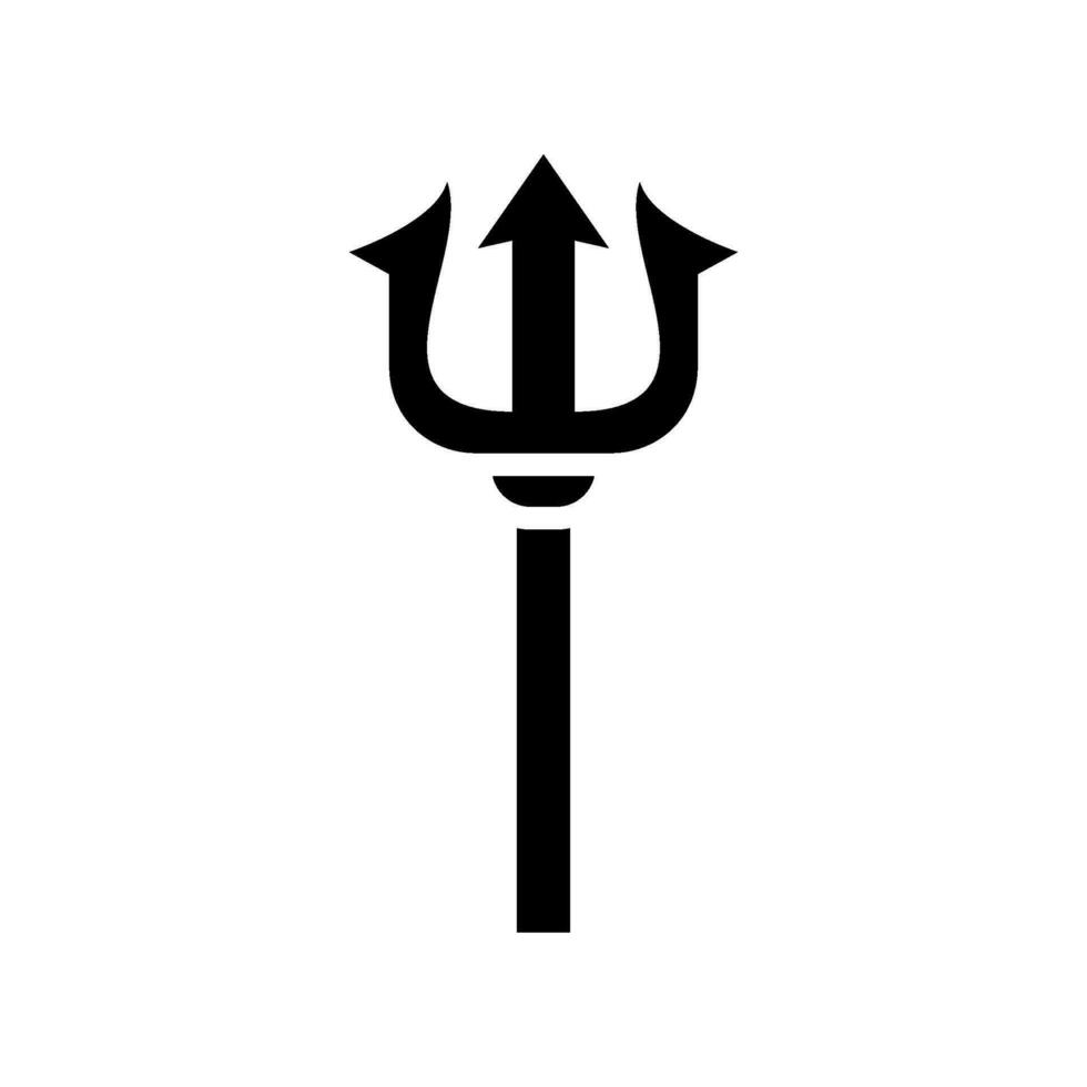 drietand icoon vector symbool ontwerp illustratie