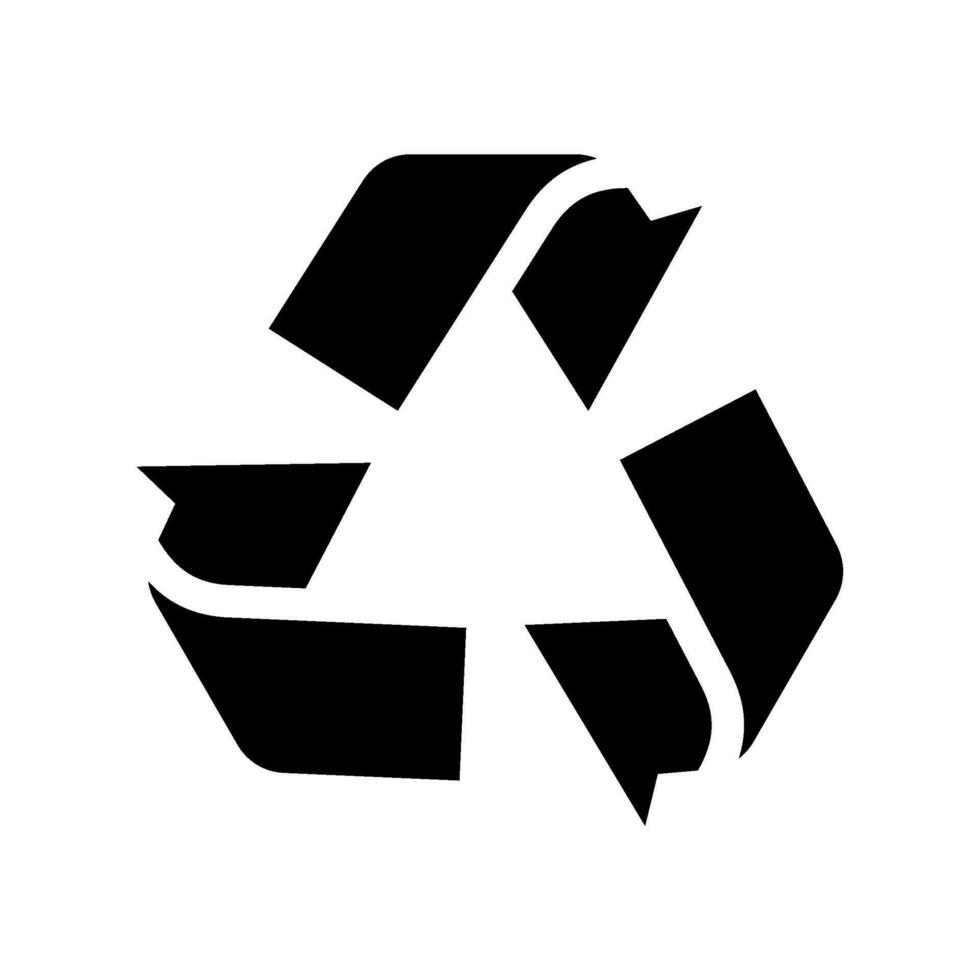 recycle icoon vector symbool ontwerp illustratie