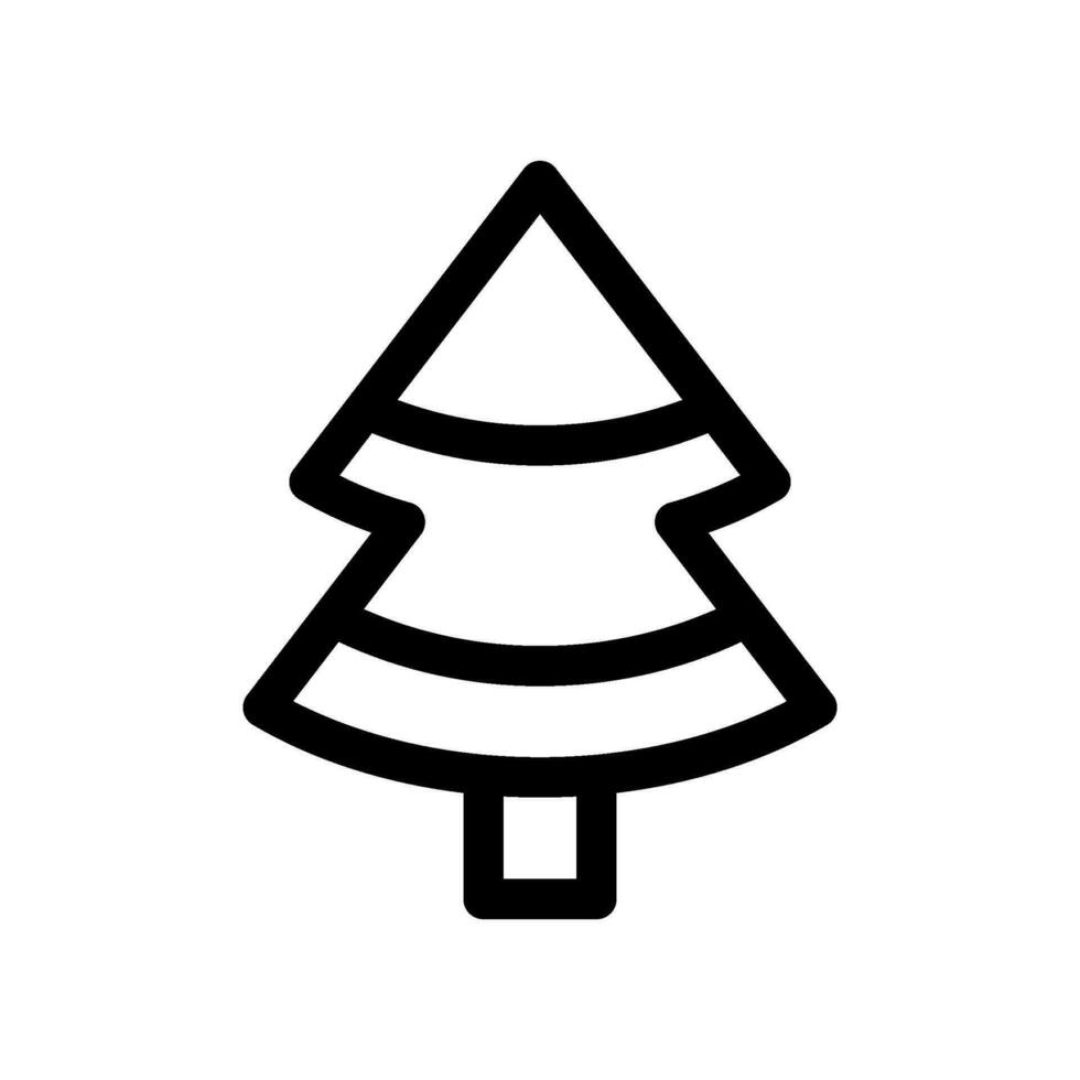 Kerstmis boom icoon vector symbool ontwerp illustratie