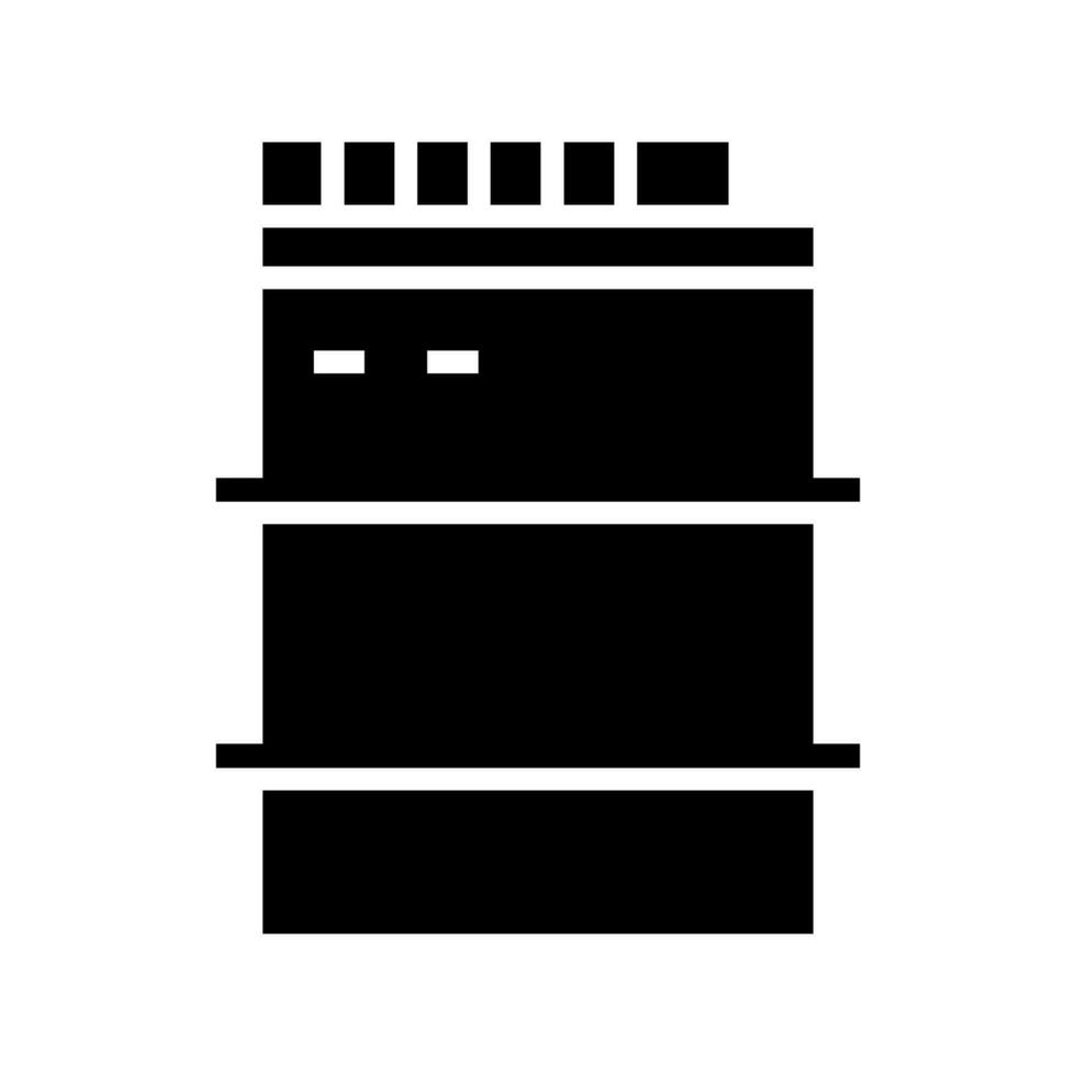 olie tank icoon vector symbool ontwerp illustratie