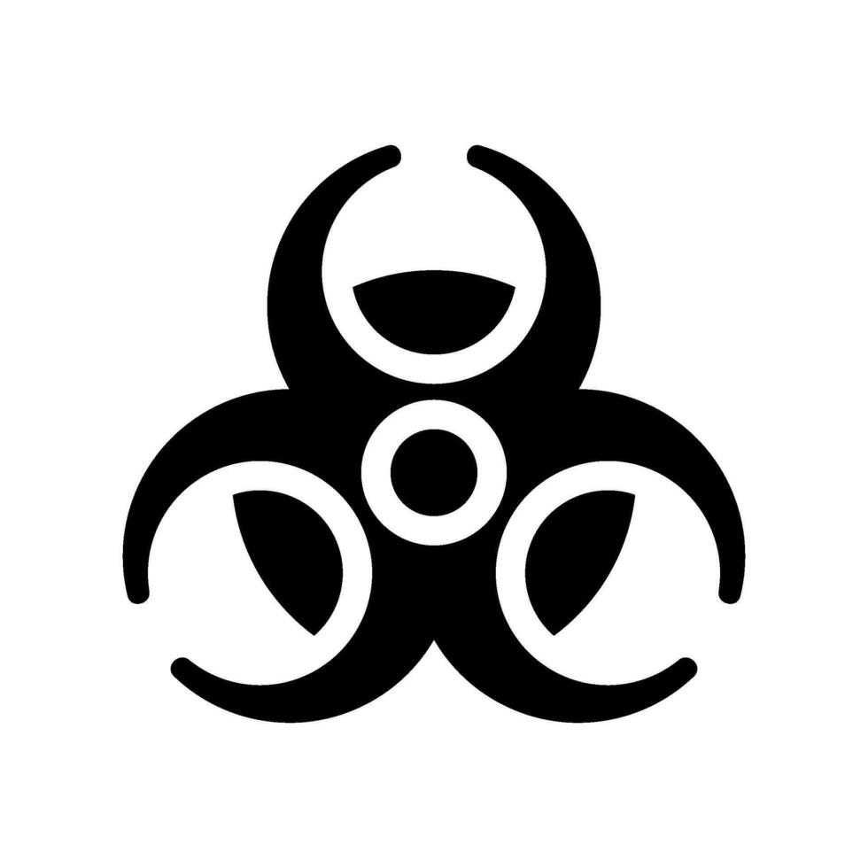 biohazard icoon vector symbool ontwerp illustratie