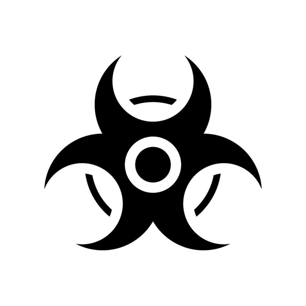 biohazard icoon vector symbool ontwerp illustratie