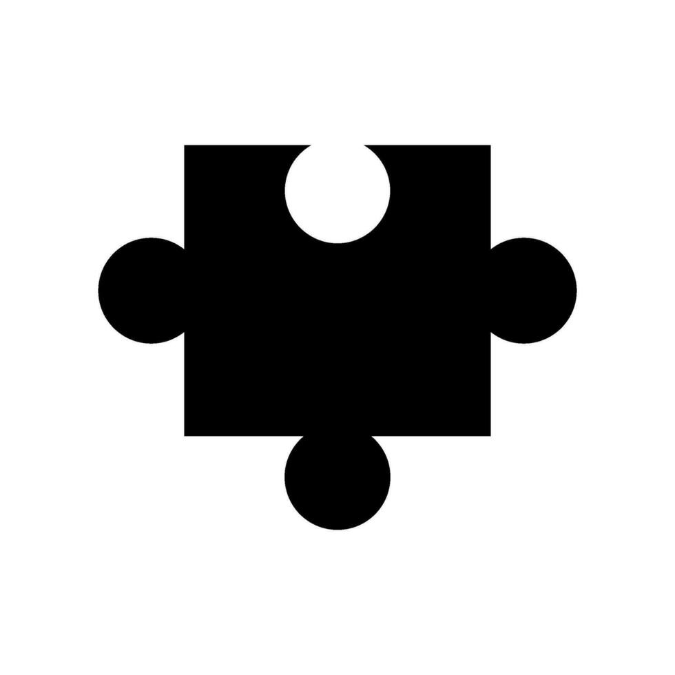 puzzel icoon vector symbool ontwerp illustratie