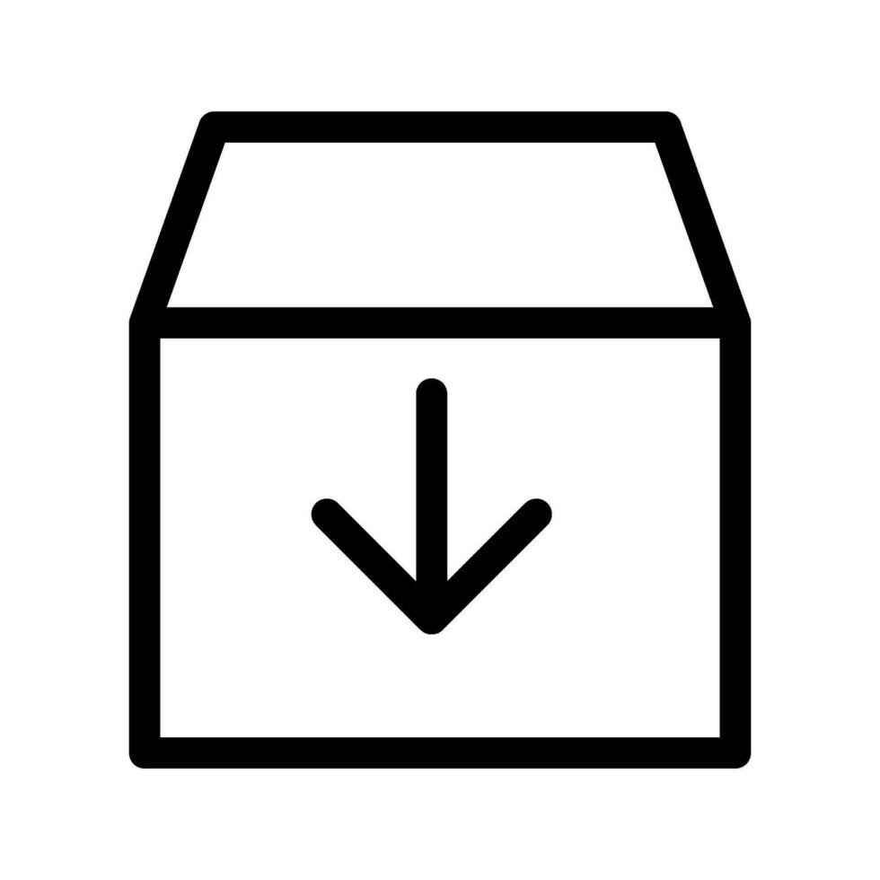 postvak IN archief icoon vector symbool ontwerp illustratie