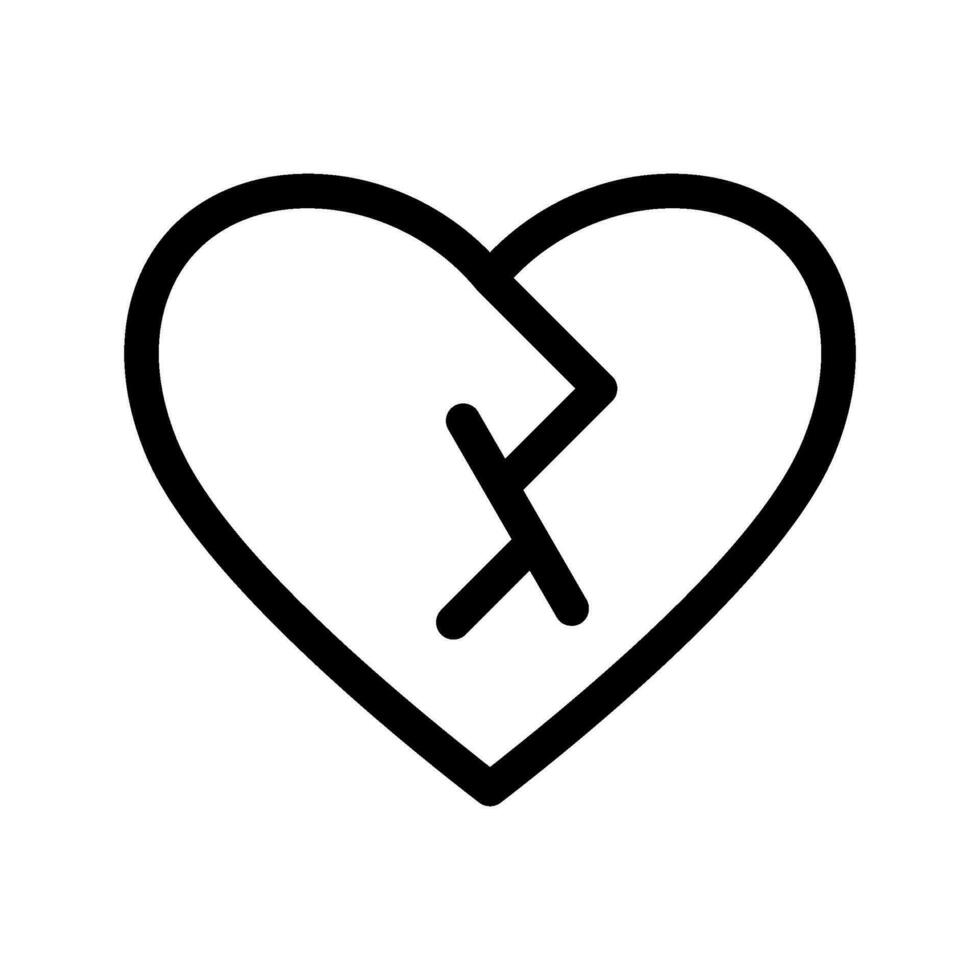 gebroken icoon vector symbool ontwerp illustratie