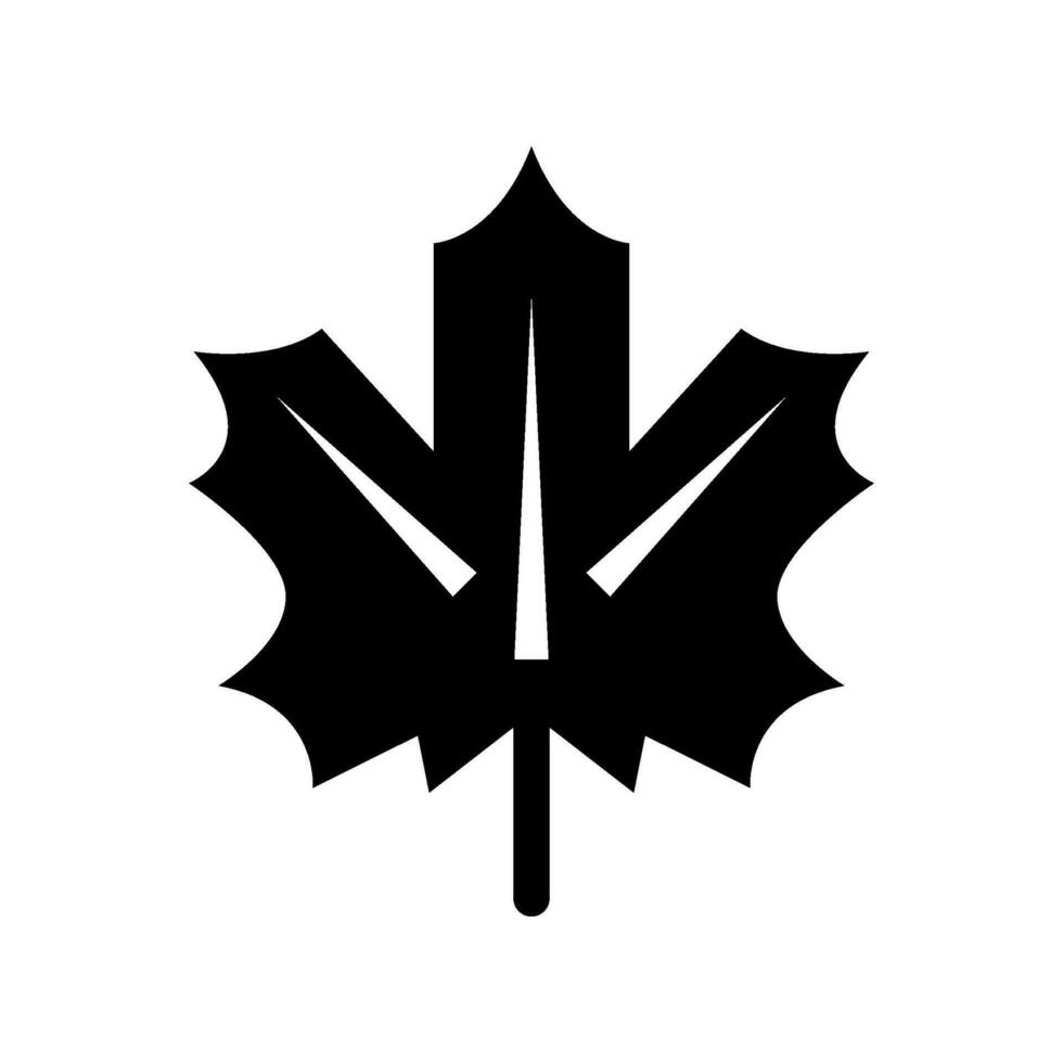 esdoorn- icoon vector symbool ontwerp illustratie