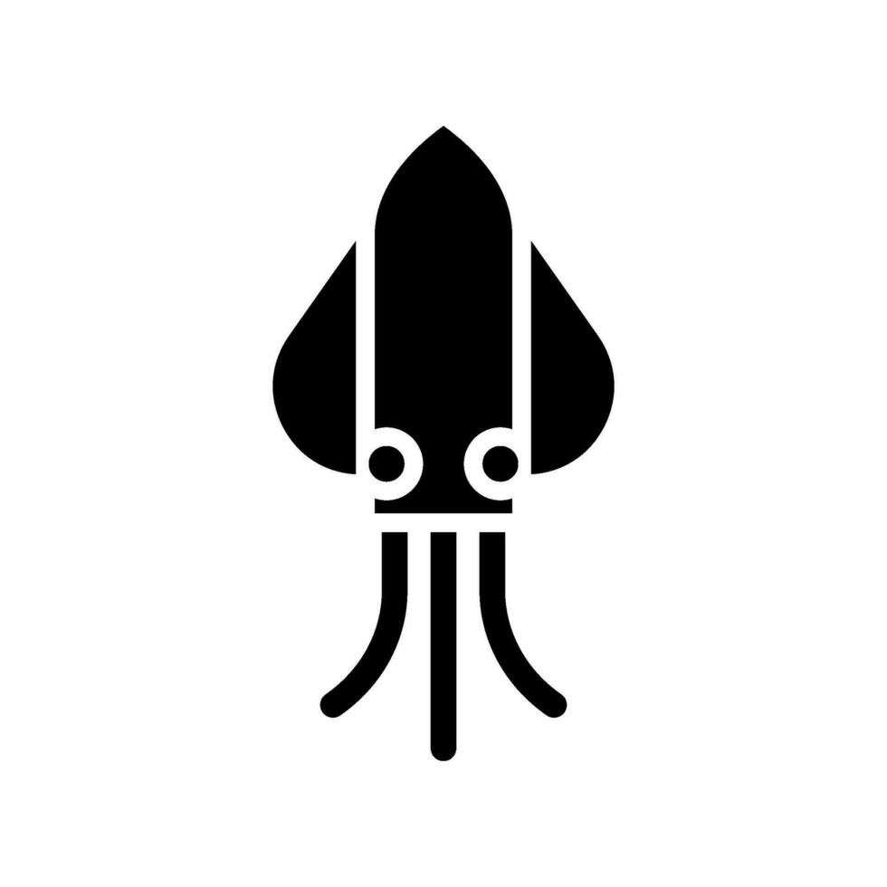 inktvis icoon vector symbool ontwerp illustratie