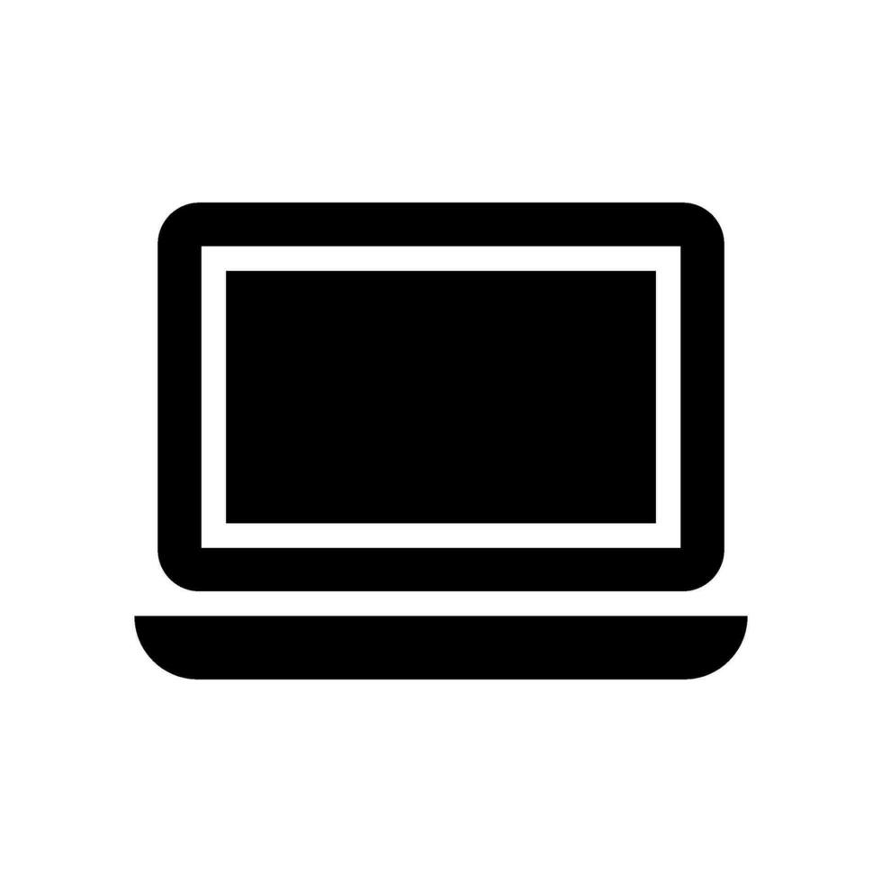 laptop icoon vector symbool ontwerp illustratie