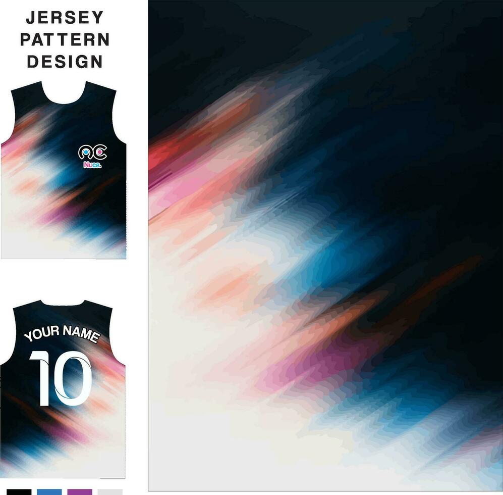 abstract gestreept concept vector Jersey patroon sjabloon voor het drukken of sublimatie sport- uniformen Amerikaans voetbal volleybal basketbal e-sport wielersport en visvangst vrij vector.