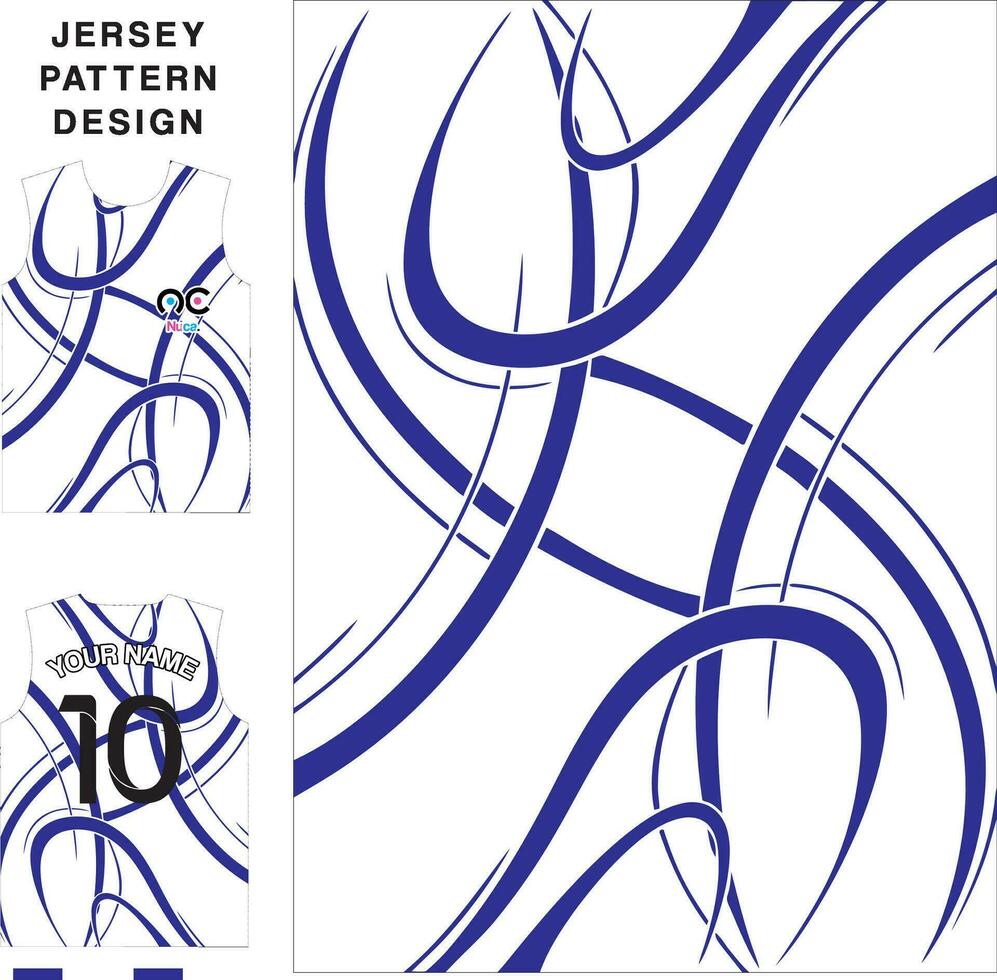 abstract kolken concept vector Jersey patroon sjabloon voor het drukken of sublimatie sport- uniformen Amerikaans voetbal volleybal basketbal e-sport wielersport en visvangst vrij vector.